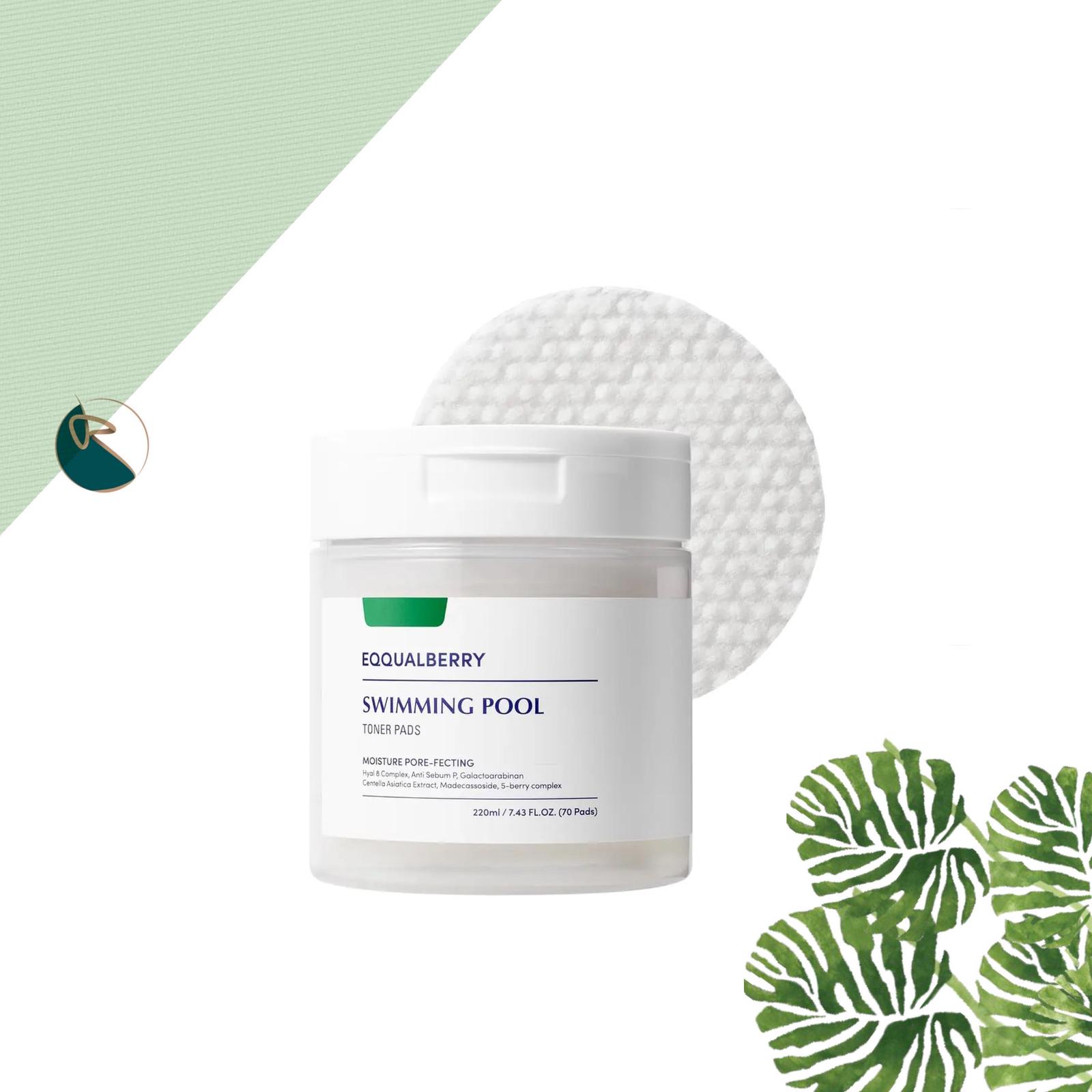 Eqqualberry Swimming Pool Toner Pads 220Ml